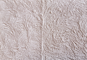 Beige plaster textured background. Abstact beige stucco. Texture of plaster on the wall.