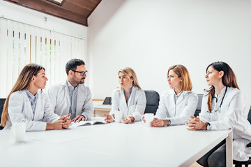 Fototapeta premium Medical team meeting.