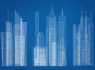 Buildings Concept Architect Blueprint