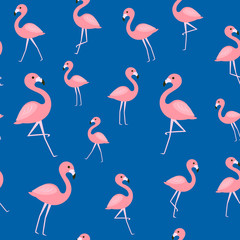 Flamingo seamless pattern