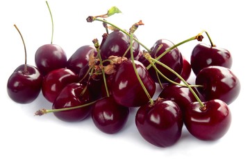 sweet cherries close up