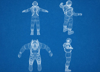 cosmonaut - Architect Blueprint © Marko