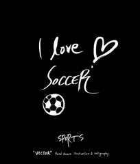 스포츠 포스터 / 손으로 그린 스포츠 그림