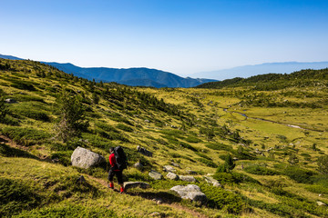 Scenery summer landscape, Pirin Mountain, Bulgaria