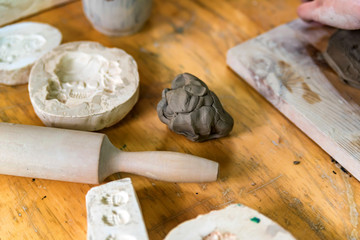 Pottery workshop equipment