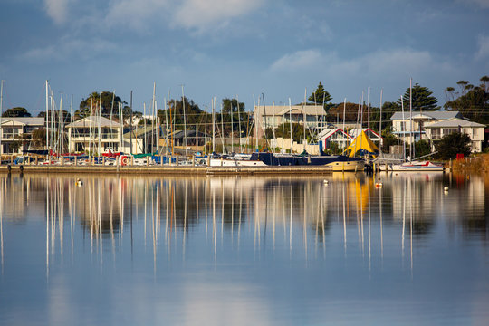 The goolwa regatta yacht club on the lower river murray at goolwa south australia on 5th June 2018