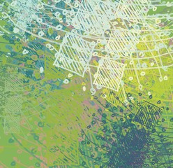 Abstract painting on canvas. Hand made art. Colorful texture. Modern artwork. Strokes of fat paint. Brushstrokes. Contemporary art. Artistic background image.