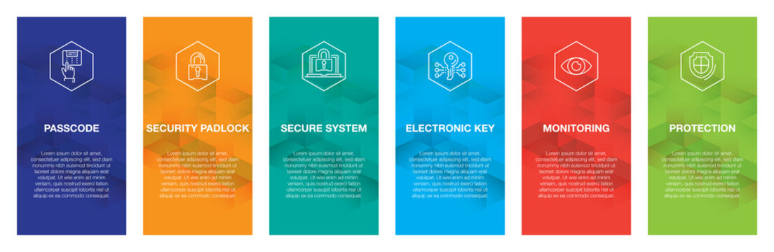 Security Infographic Icon Set