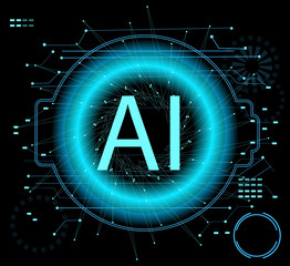 Artificial Intelligence Logo.