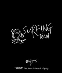 스포츠 포스터 / 손으로 그린 스포츠 그림