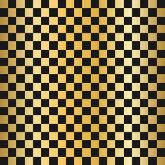 Vector modern empty Gold chess board background. Ready layout for your design. Gold Chess background mockup