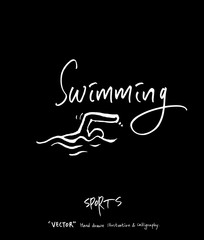 스포츠 포스터 / 손으로 그린 스포츠 그림