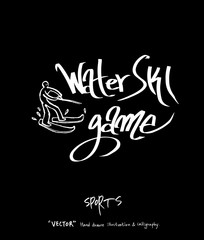 스포츠 포스터 / 손으로 그린 스포츠 그림