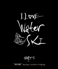 스포츠 포스터 / 손으로 그린 스포츠 그림