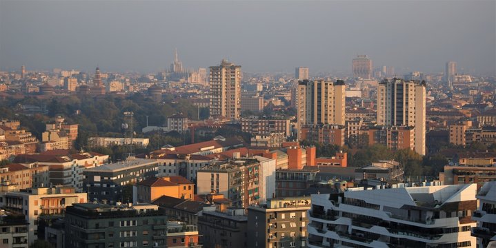 Milano, dall'alto