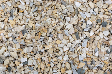 background many white stones in the afternoon