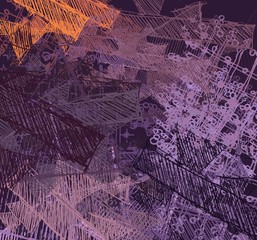 Abstract painting on canvas. Hand made art. Colorful texture. Modern artwork. Strokes of fat paint. Brushstrokes. Contemporary art. Artistic background image.