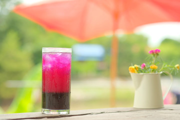 juice from Pea flowers