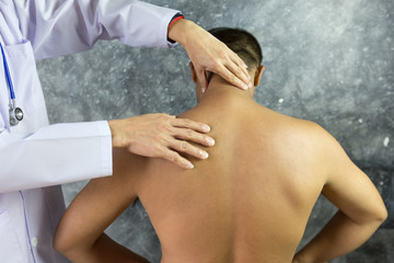 close up of Professional Physical Therapist adjustment