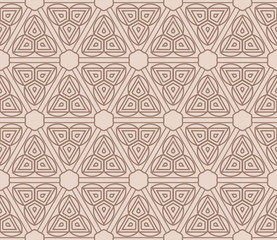 decorative geometric seamless pattern. vector illustration. for interior design, wallpaper, invitation.