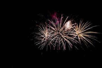 Fototapeta premium folk festival, fireworks