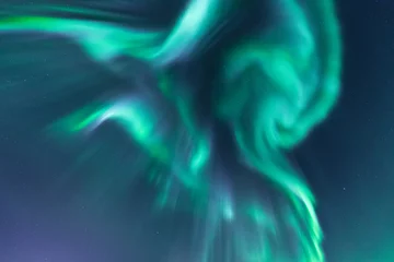 Deurstickers Noorderlicht Aurora