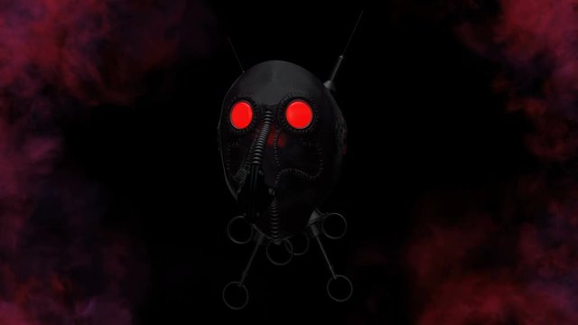 Plague Doctor VJ Loop - terrible plague doctor with crow-like mask come here from medieval Europe to cure you! This motion graphics is perfect to use in your next halloween and gothic parties or horro