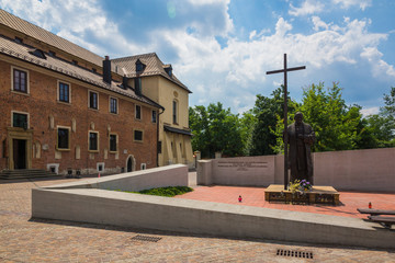 Cistercian abbey in Mogila in district Cracow, Malopolska, Poland - obrazy, fototapety, plakaty