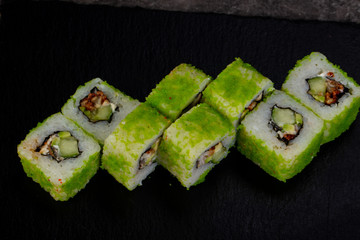 Japanese roll with eel