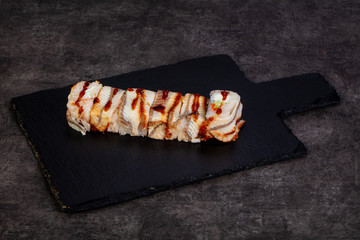 Japanese roll with eel
