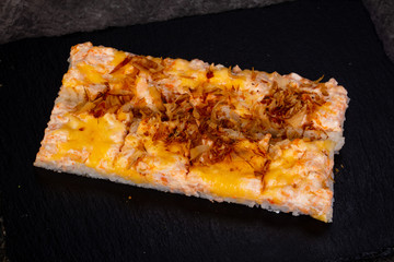 Japanese traditonal pizza