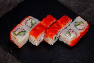 Japanese roll with crab