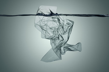 Plastic soup, pollution that floats in water.