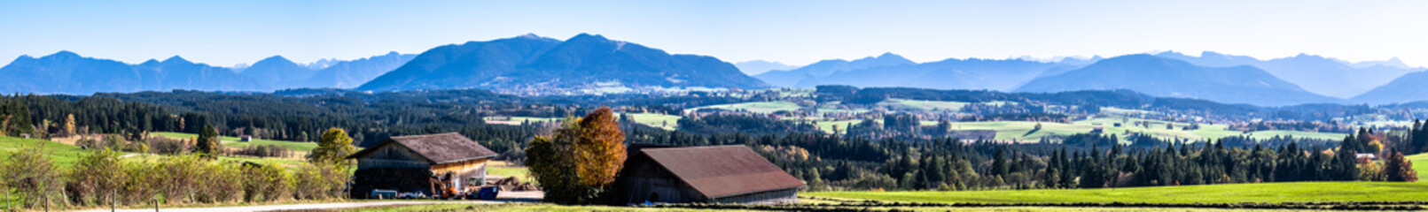 Fototapeta na wymiar landscape murnauer moos - bavaria