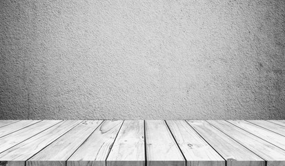 wooden floor and cement wall backgrounds