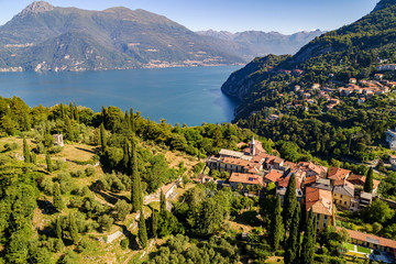 Vezio - Varenna - Lago di Como (IT) - Vista aerea