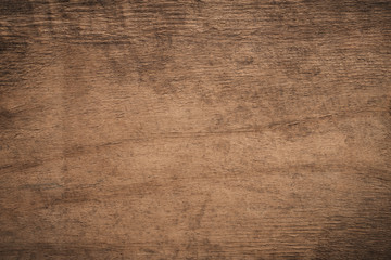 Fototapeta premium Old grunge dark textured wooden background,The surface of the old brown wood texture,top view brown wood paneling