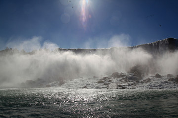 Landscape  Niagara falls  New York, USA