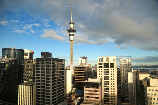 VIew of Auckland city in New Zealand