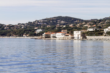 Fototapeta premium Sainte Maxime seafront - French Riviera - France