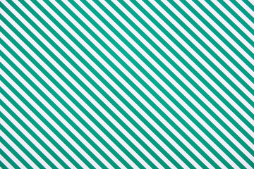 Striped diagonal green and white pattern texture