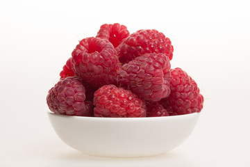 Fresh delicious juicy raspberries
