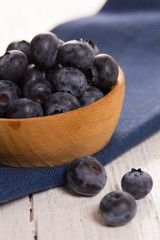 Fresh ripe blueberries