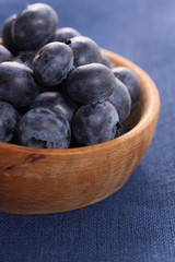 Fresh ripe blueberries