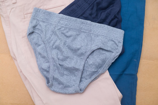 New men gray underwear shorts