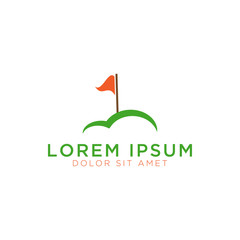 Fototapeta na wymiar Golf logo design template