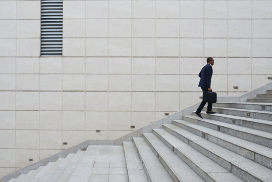 Running Businessman