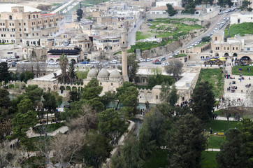 Obraz premium Aerial view of Urfa