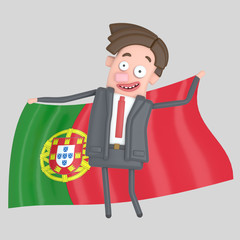 Man holding a big flag of Portugal.
Isolate. Easy automatic vectorization. Easy background remove. Easy color change. Easy combine. 4000x4000 - 300DPI For custom illustration contact me.