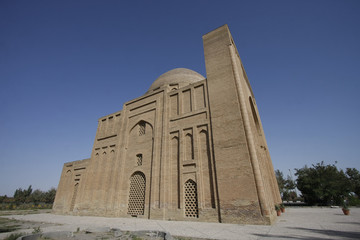 Facade of the Haruniyeh Dome in Tus, Iran
